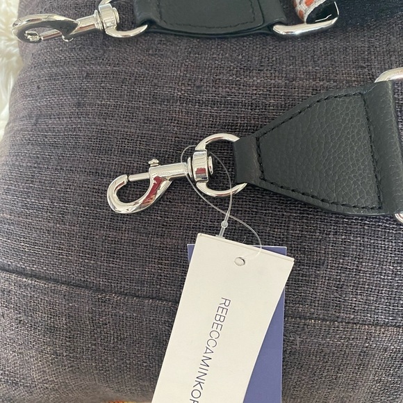 NWT Rebecca Minkoff Jewel Stud Jacquard Handbag Guitar Strap - Picture 6 of 8